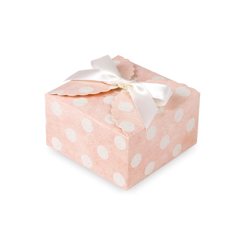 핑크 도트 레이스 [리본포함] 상자 (2set)인디K